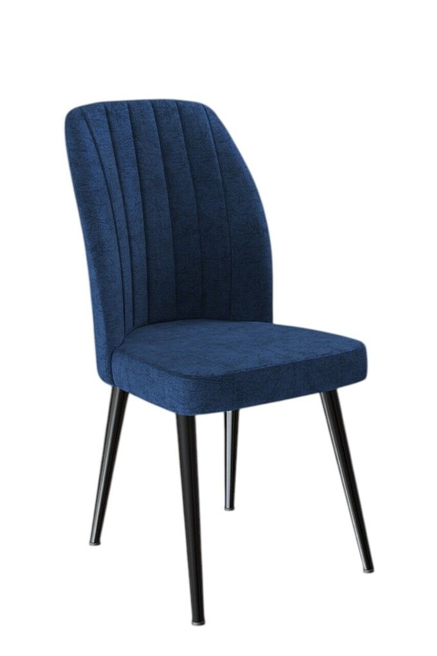 Set scaune 2 piese, Hanah Home, Platinum, Bleumarin / Negru — imaginea 2