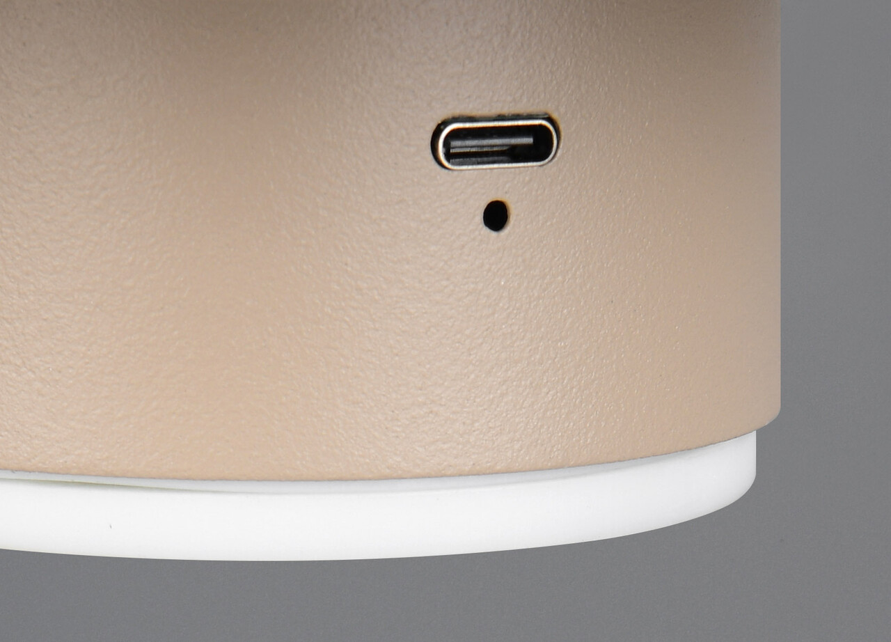 Aplica de perete Davey, RL, 8.4x15.5 cm, 1.5W, 1x SMD, metal, bej