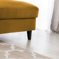 Coltar extensibil dreapta 4 locuri ELTAP, Foble, 267x196x100 cm, lemn/poliester, mustar