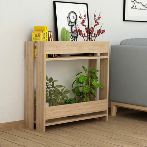 Masuta, Decortie, Massi, 74x72x25 cm, Stejar 74x72x25