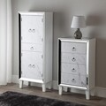 Bufet  Loiri, Versa, 48 x 25 x 122 cm, MDF, alb