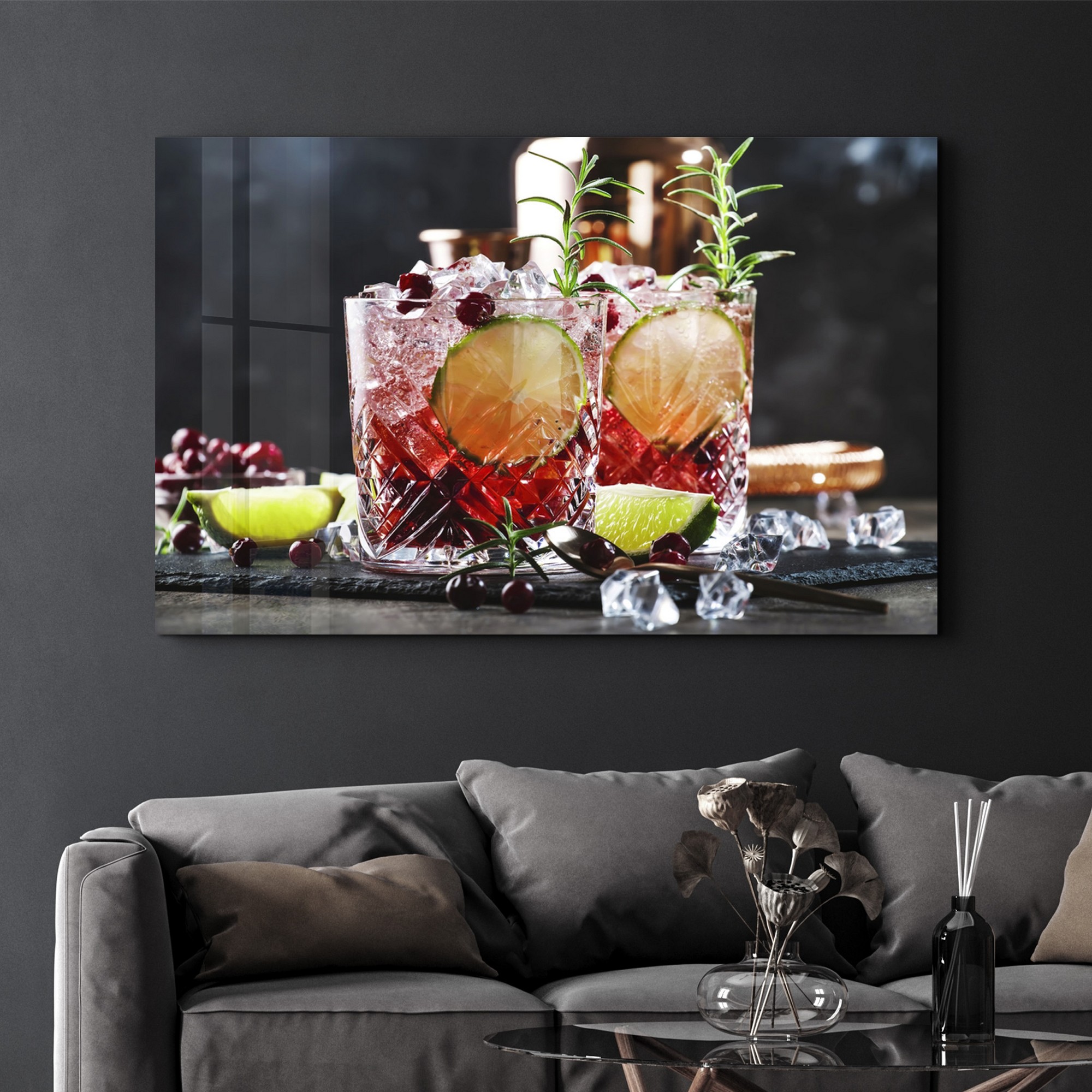 Tablou decorativ, VFT-2053, Dimensiuni: 46 x 72 cm, Multicolor