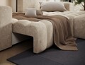 Coltar extensibil dreapta 4 locuri ELTAP, Bon-24, Bonett, 250x175x92 cm, lemn/poliester, bej inchis