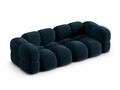 Canapea 4 locuri, Loretto, Cosmopolitan Design, 250x100x68 cm, catifea, albastru petrol inchis