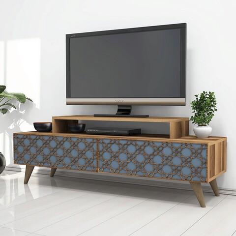 Comoda TV, Hommy Craft, City, 140×48.8×41.8 cm, Nuc / Calcedonie 140x48.8x41.8