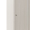Dulap cu 2 usi culisante Bolero, Pakoworld, 80x53.5x180 cm, PAL laminat, alb/gri