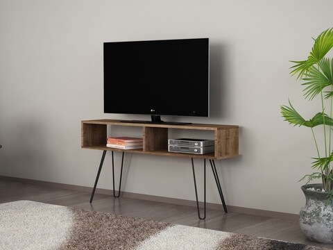 Comoda tv alya, furny home, 120x29.5x68.1 cm, maro