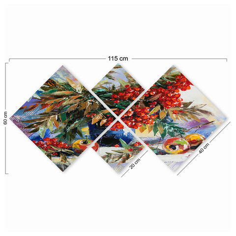 Set 4 tablouri decorative, 4MDF8014237, MDF, Imprimat UV, Multicolor