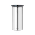Organizator pentru 18 capsule de cafea, Brabantia, Matt Fingerprint Proof , 8.5x17 cm, inox, argintiu mat/gri