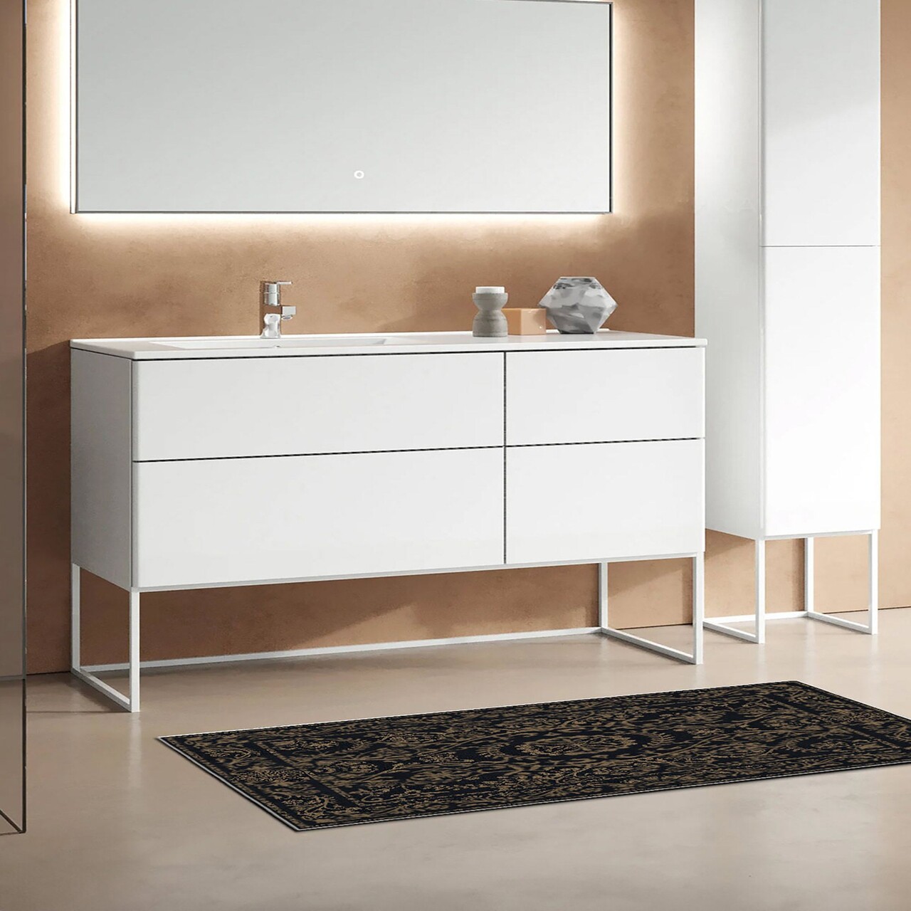 Covor (80 x 200), Kece-Fr33, 80x200 cm, Negru - view 3