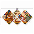 Set 4 tablouri decorative, 4MDF9571430, MDF, Imprimat UV, Multicolor