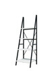 Corp biblioteca, Puqa Design, Passi, 50x150x44 cm, PAL, Alb/Negru