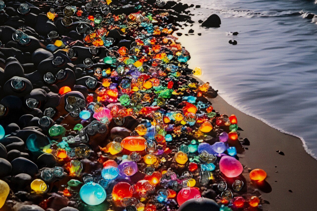 Tablou decorativ Mauro Ferretti Colors -B 60x90 cm lemn de pin/canvas multicolor