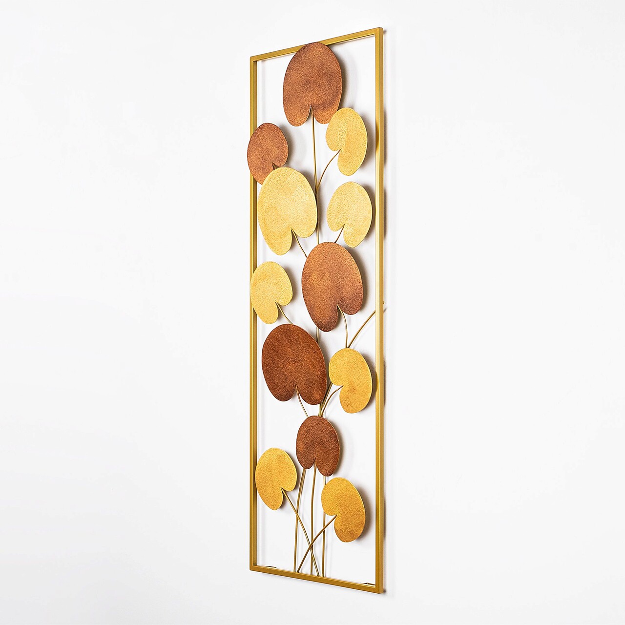 Decoratiune de perete, Catalpa, Dimensiune: 32 x 90 cm, Multicolor - imagine 6