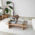 Masuta de cafea, Neostill, Saga Rectangle, Safir / Transparent