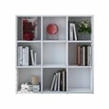 Corp biblioteca, Hanah Home, HC121, 90x90x20 cm, Alb