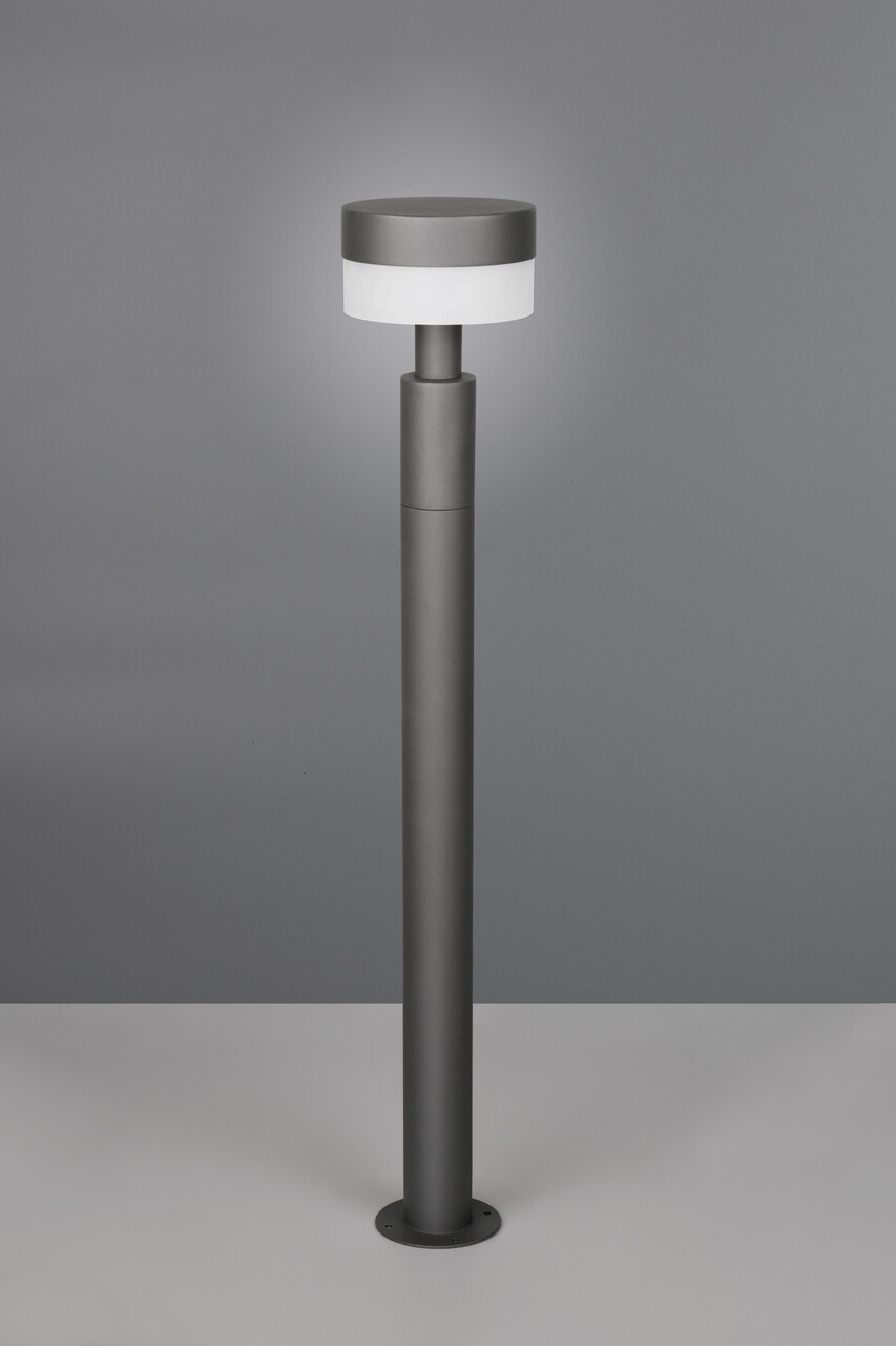 Lampadar de exterior Mackenzie, TRIO, 16.5x95 cm, 8W, 1x SMD, aluminiu, antracit