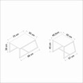 Masuta de cafea, Inarch, Minimal, Travertin