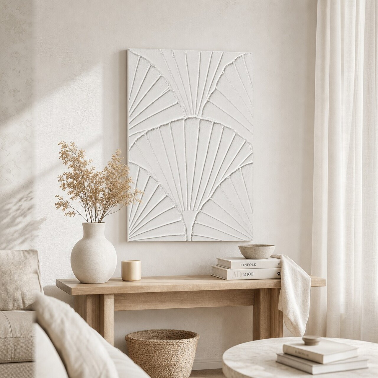 Tablou decorativ, Huhu3211, Cadru: Lemn de pin, Alb