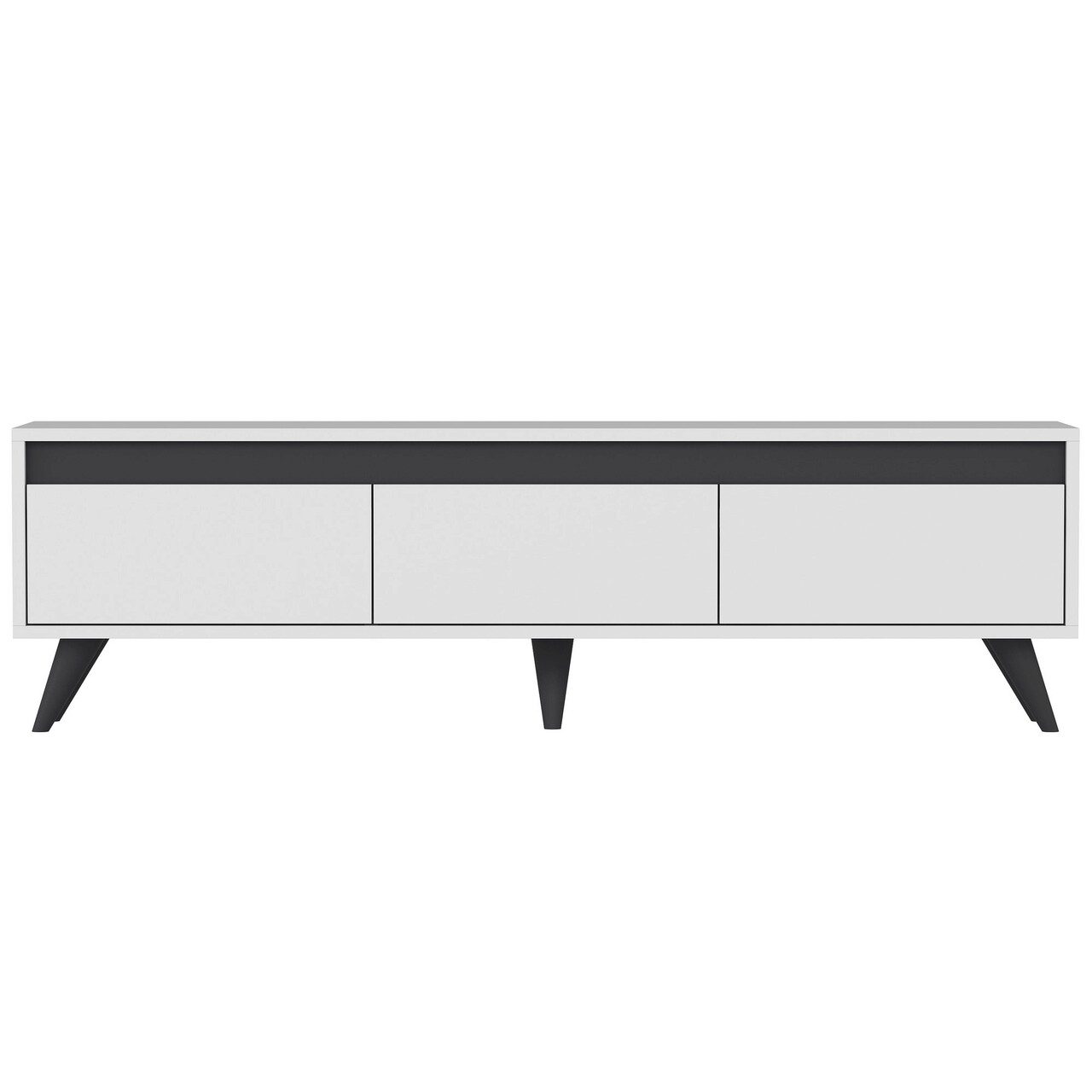 Comoda TV, Odessa, Century, 150x30x45 cm, PAL, Alb