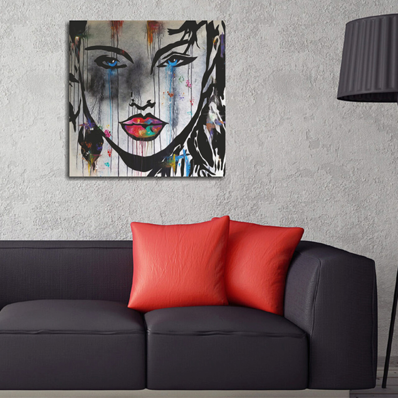 Tablou decorativ, KC127, Dimensiune: 45 x 45 cm, Multicolor - view 2