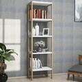 Biblioteca Bosna, Puqa Design, 30x49x170 cm, alb