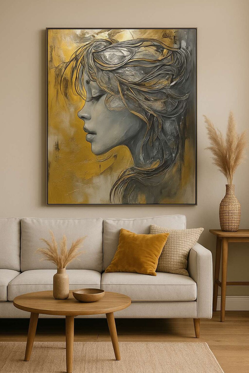 Tablou decorativ Hm_Cnvs26-26-70x100 Cadru: 100% lemn (Grosime: 2 x 3 cm) Multicolor