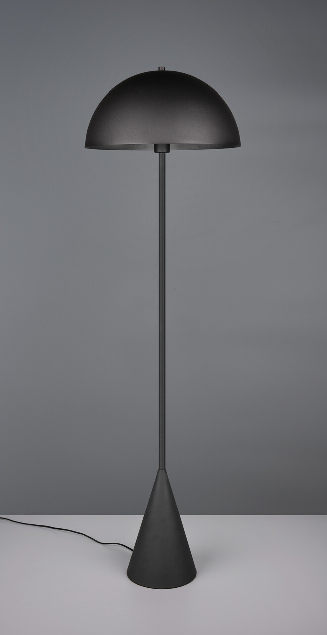 Lampadar Alfie, TRIO, 40x152 cm, 40W, 1x E27, metal, negru mat - 2 | YEO