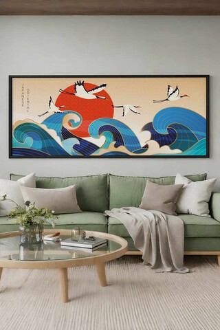 Tablou decorativ, Artsyhmdfyty10, Vopsire: 100% MDF (Grosime: 5 mm), Multicolor