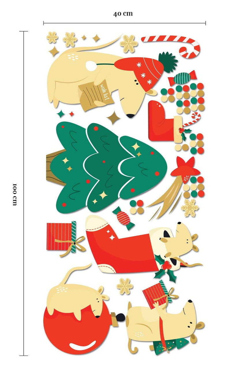 Sticker decorativ, 309014, 30 x 50 cm, Multicolor — imaginea 2
