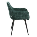 Scaun Satori Pop, Homla, 59x57x84 cm, MDF/metal/poliester, verde