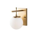 Aplica de perete, Fulgor, 942FLG2213, Metal, Auriu
