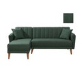 Coltar, Unique Design, 867UNQ1405, Lemn de carpen / Metal, Verde inchis