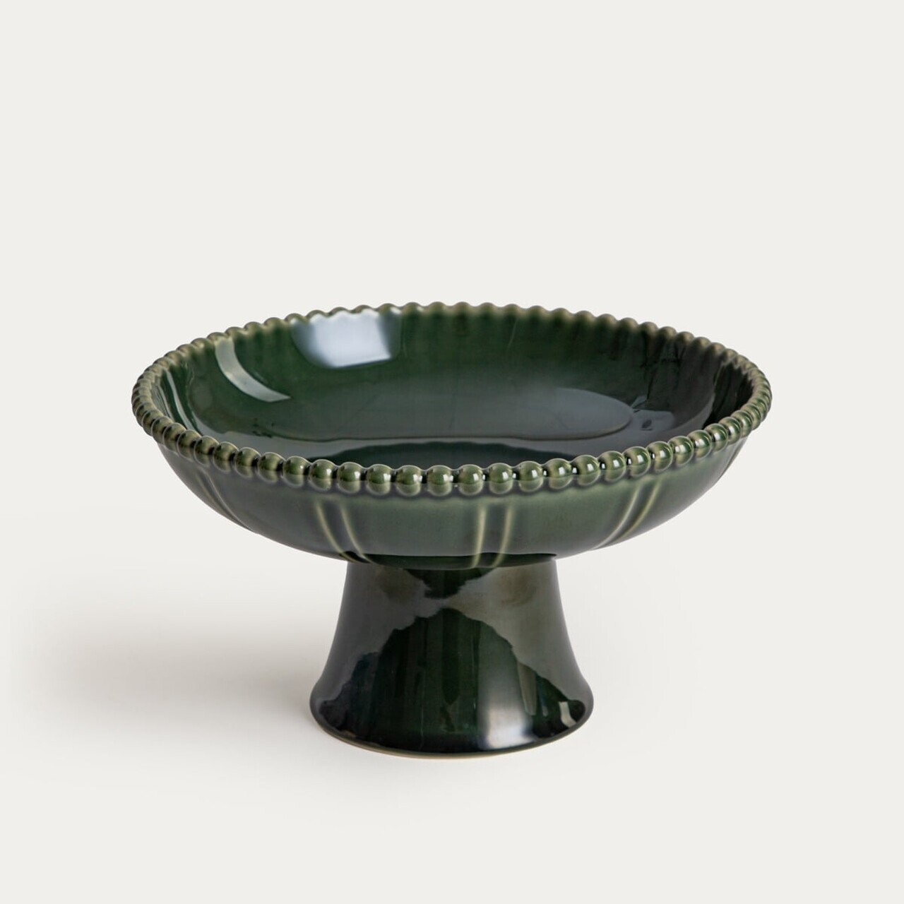 Platou servire Kobbi, Homla, 20x11.5 cm, ceramica, verde — imaginea 2