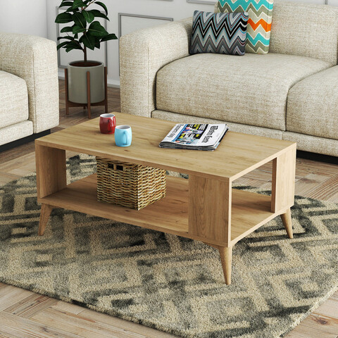 Masuta de cafea, mezza, authentic 2060, 90x54x41.6 cm, stejar