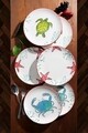 Set 6 farfurii pentru desert Marine Pasta, Ø21 cm, ceramica, multicolor
