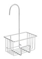 Etajera suspendata pentru baie Milito, Wenko, 18x13x28.5 cm, inox/PET, argintiu