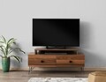 Comoda TV Kardelen, Kalune Design, 115x15x45 cm, maro