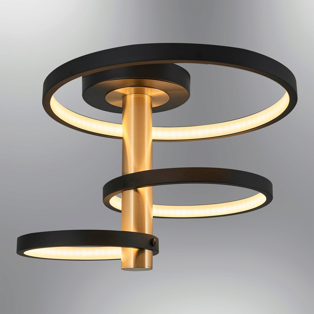 Lustra, Lightric, 414LRC1852, Metal, Negru