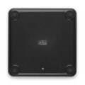 Cantar digital pentru baie, Brabantia, Dark Grey, 30x30x4.3 cm, fara baterii, polipropilena/sticla, gri inchis