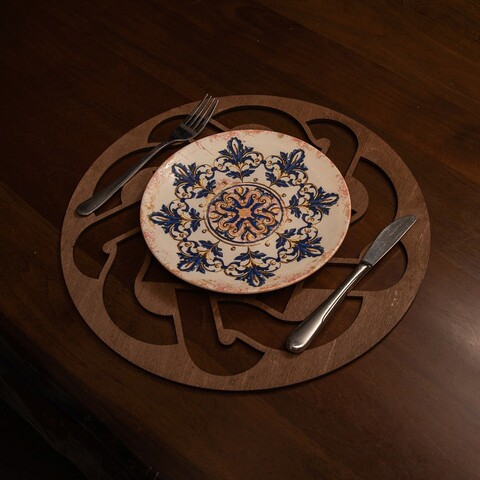 Set suporturi pentru farfurie, Payna, 790PYN1110, Lemn , Produs lucrat manual, Wenge