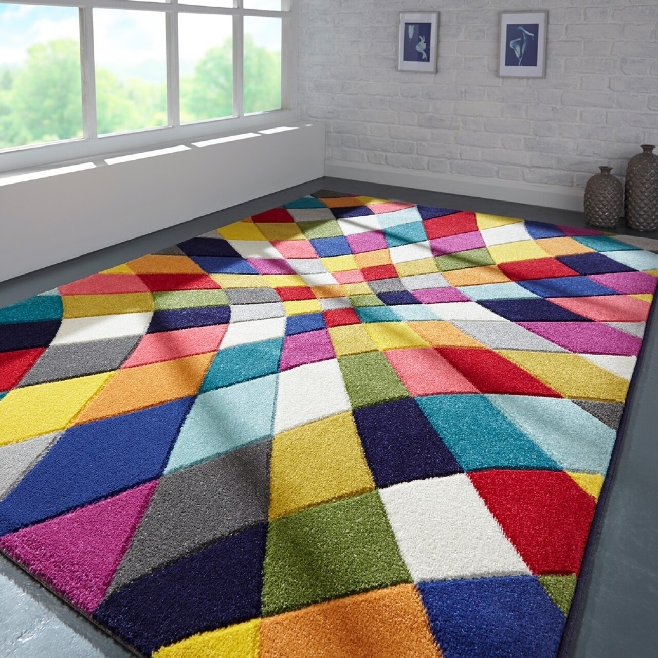 Covor Spectrum Rhumba, Flair Rugs, 80 X 150 Cm, 100% Polipropilena, Multicolor