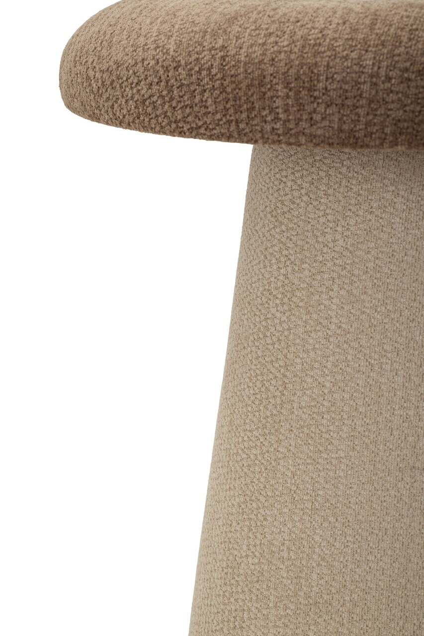 Masuta de cafea, Mauro Ferretti, Mushroom-Shaped, 59x55 cm, poliester/MDF, maro — imaginea 2