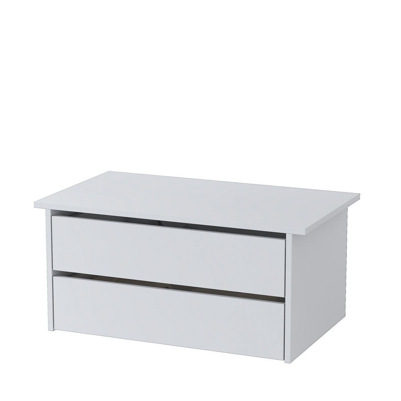 Dulapior, Hanah Home, BA139, 86.2x39.8x50 cm, PAL melaminat, Alb - view 4