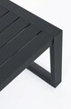 Set mobilier pentru gradina/terasa 4 piese Captiva, Bizzotto, aluminiu/textilena, gri carbune