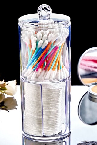 Organizator de birou, FT, 7x7x19 cm, Transparent