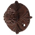 Buton usa, Esschert, C, 11.2 x 7.7 x 5.6 cm, fier forjat