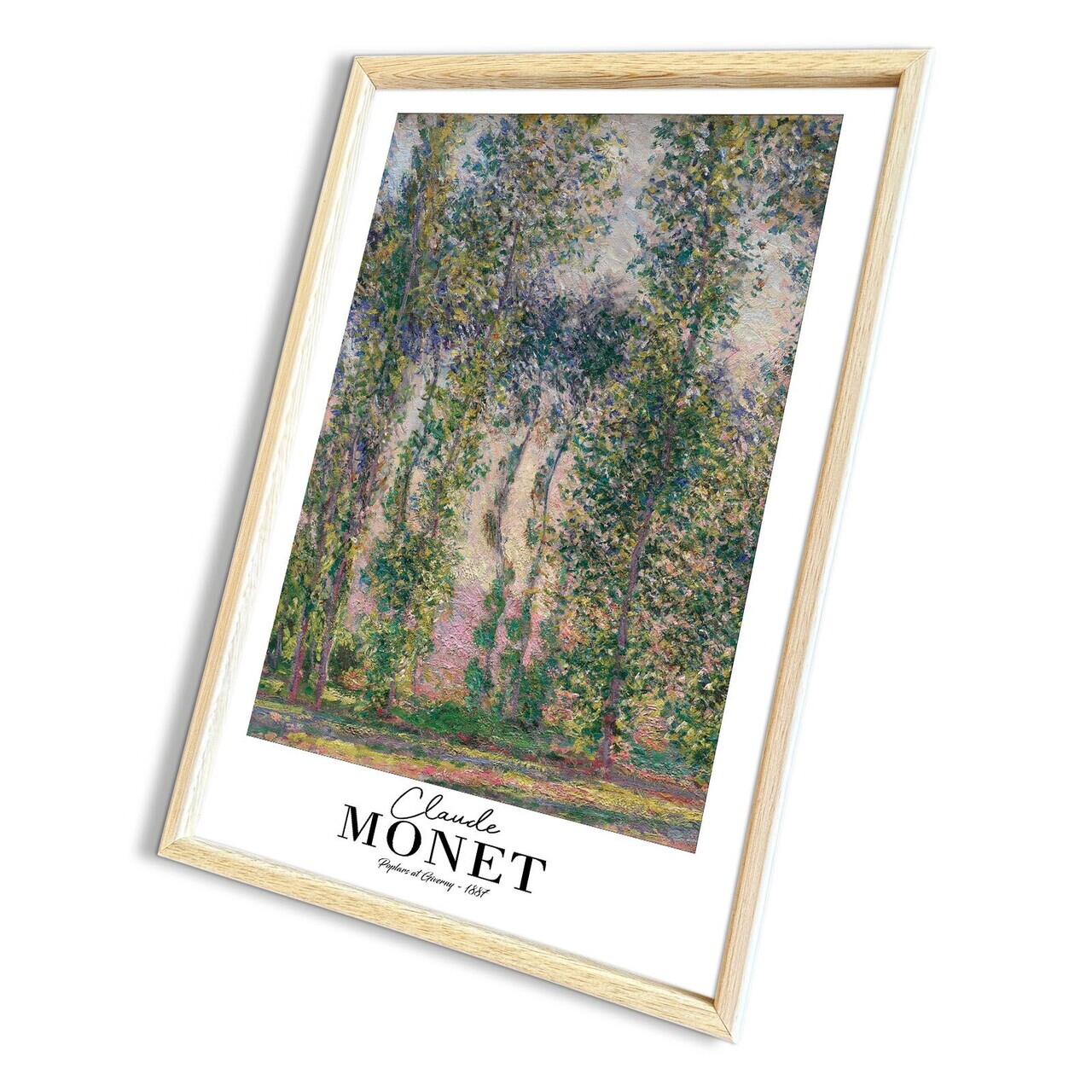 Tablou decorativ, 4262AHSMONET-023, Lemn masiv, Fundal: 100% MDF (Grosime: 2,7 mm), Multicolor - view 4