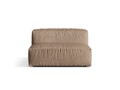 Modul pentru canapea, 1 loc, Martina-120, Micadoni Home, 132x106x75 cm, catifea, bej inchis
