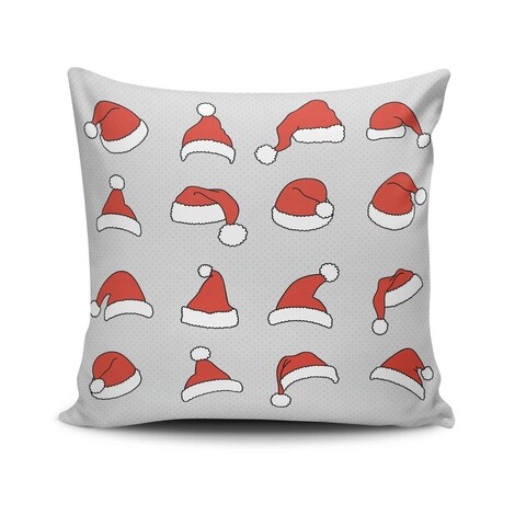 Perna decorativa NOELKRLNT-33, Christmas, 43×43 cm, policoton, multicolor Christmas